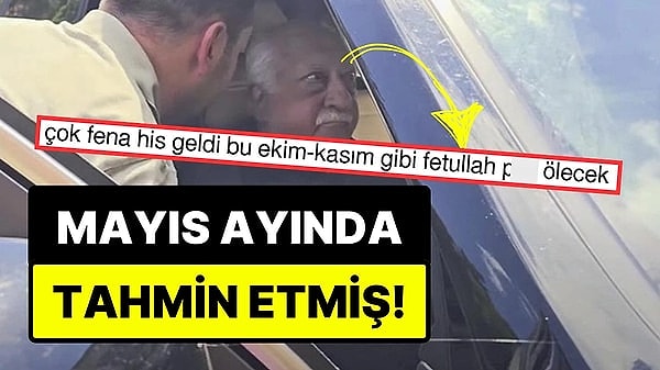 Geçtiğimiz saatlerde gelen FETÖ elebaşı Fethullah Gülen'in ölüm haberi, medyanın gündemine oturdu. Farklı mecralardan bilgiler aktarılırken, bir Twitter (X) kullanıcısının 15 Mayıs'ta Fetullah Gülen'in öleceğini bildiği ortaya çıktı.