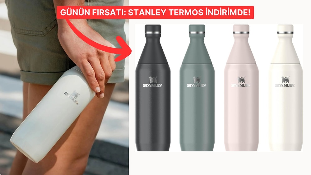 Günün Fırsatı: Stanley The All Day Slim Soğuk Su Termosu İndirimde!