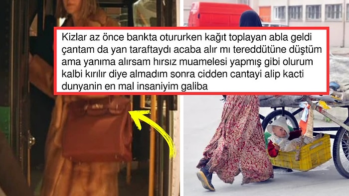 Güvenimiz Kırıldı: Kağıt Toplayan Kadının Bankta Otururken Çantasını Çaldığını İddia Eden Kullanıcı