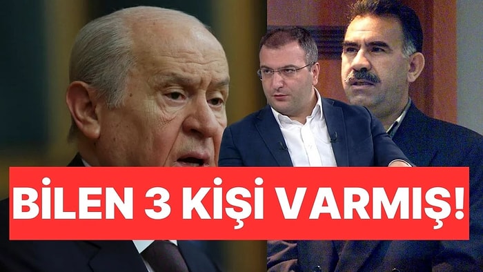 Cem Küçük, Devlet Bahçeli'nin Abdullah Öcalan Çağrısını Önceden Bilen İsimleri Açıkladı!