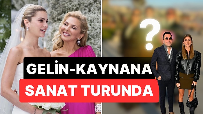 Taktı Sepeti Koluna Hadi Sanat Turuna: Kaynana Arzu Sabancı Gelini Nazlı Sabancı'yla Davette Boy Gösterdi