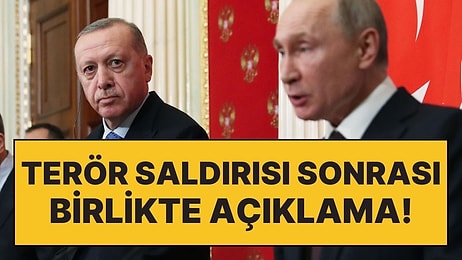 Ankara'daki Terör Saldırısı Sonrası Erdoğan'dan İlk Açıklama: Mesajı Putin'le Birlikte Verdi!