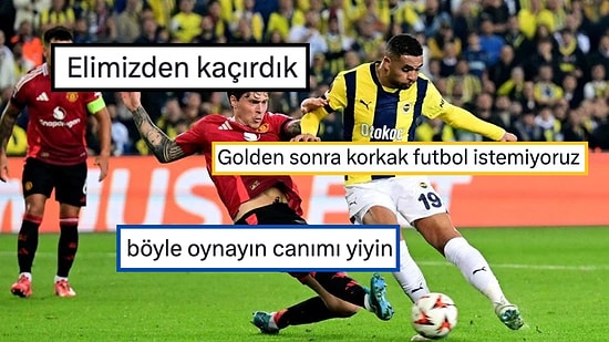 Fenerbahçe'nin Manchester United ile 1-1 Berabere Kaldığı Maça Gelen Tepkiler