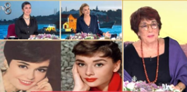 Programda Keskin'in gençlik yıllarına ait bir fotoğrafı ekrana yansıtıldı. Programın sunucuları tarafından usta ismin o yıllardaki stili ve mizacı Hollywood'un ikonik isimlerinden Audrey Hepburn'e benzetildi.