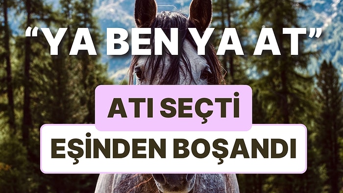 Kendisini Atından Kıskanan Kocasından Tek Celsede Boşandı