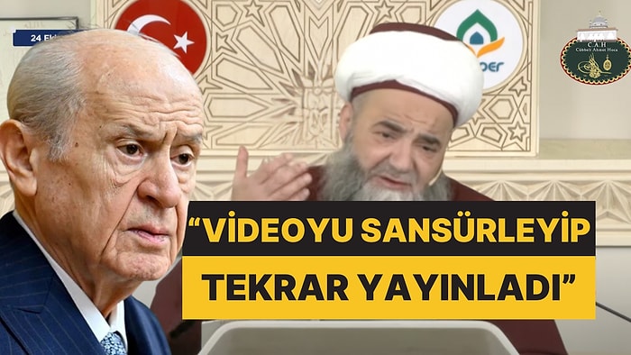 Cübbeli Ahmet Devlet Bahçeli’yi Ağır Sözlerle Eleştirdiği Videoyu Sansürleyip Tekrar Yayınladı