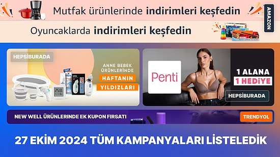 Bugün Hangi Markette ve Markada İndirim Var? 27 Ekim 2024 Fiyatı Düşen Ürünler