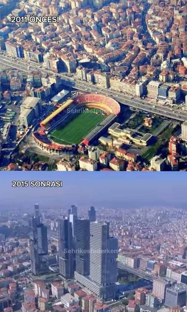 1. 2011 yılında Mecidiyeköy Ali Sami Yen stadı yıkılarak yerine otel rezidans projesi yapıldı.