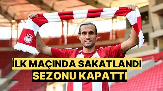 Yusuf Yazıcı, Olympiakos'taki İlk Maçında Çapraz Bağlarını Kopardı