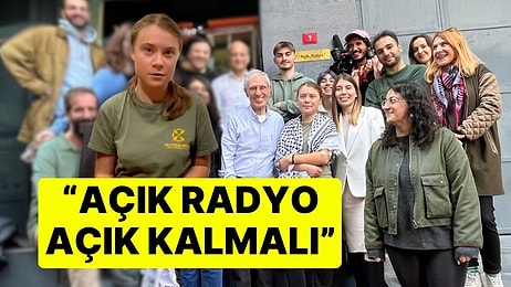 İklim Aktivisti Greta Thunberg'den Açık Radyo Mesajı: "Açık Radyo Açık Kalmalı"