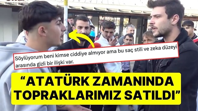 Atatürk'ün Toprak Sattığını Söyleyen Gence Tepki Yağdı: "Şapka Kanunu Çıkarken Almanya Mercedes Üretiyordu"