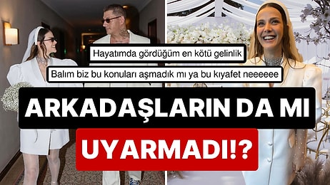 "Tarihin En Kötü Gelinliği": Ural Kaspar ile Evlenen İrem Helvacıoğlu'nun Marjinal Seçimi Dillere Fena Düştü!