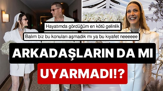 "Tarihin En Kötü Gelinliği": Ural Kaspar ile Evlenen İrem Helvacıoğlu'nun Marjinal Seçimi Dillere Fena Düştü!