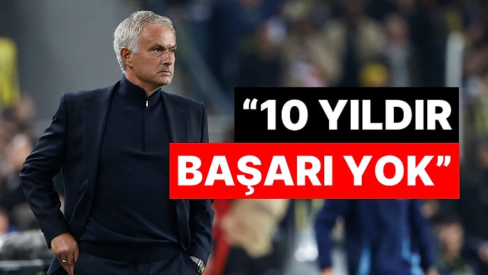 Fenerbahçe'de Geleceği Tartışılan Mourinho İngiliz Basınına İçini Döktü!