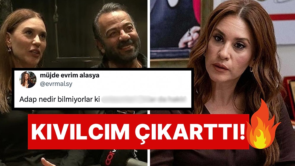 Kerem Alışık'la Yaşadığı Aşk Sorulunca Küplere Binen Evrim Alasya'dan "Adap Bilmiyorlar ki" Tepkisi!