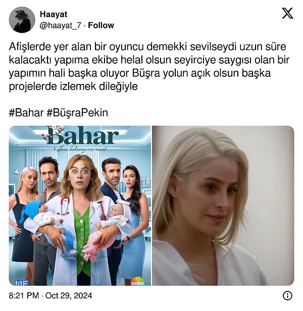 Kaldı ki @haayat_7 adlı bir kullanıcının paylaştığı ve çok yorum olan bu gönderiden bunu anlayabiliyoruz.