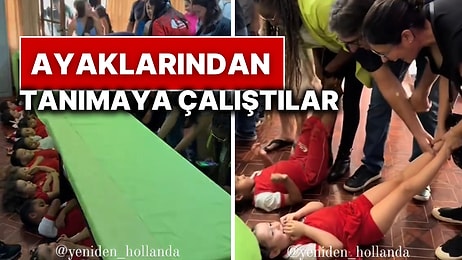 Çocuklarını Kreşten Almaya Gelen Ebeveynlere Sınav: Ayaklarından Tanımaya Çalıştılar