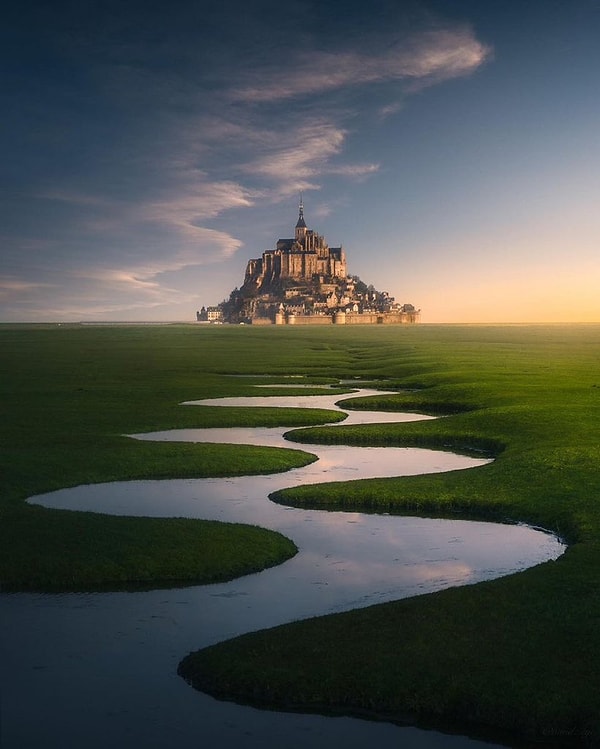 4. Mont Saint-Michel, Fransa