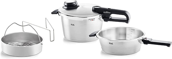 5. Fissler Vitavit Premium Mat Düdüklü Tencere 4,5+2,5 LT