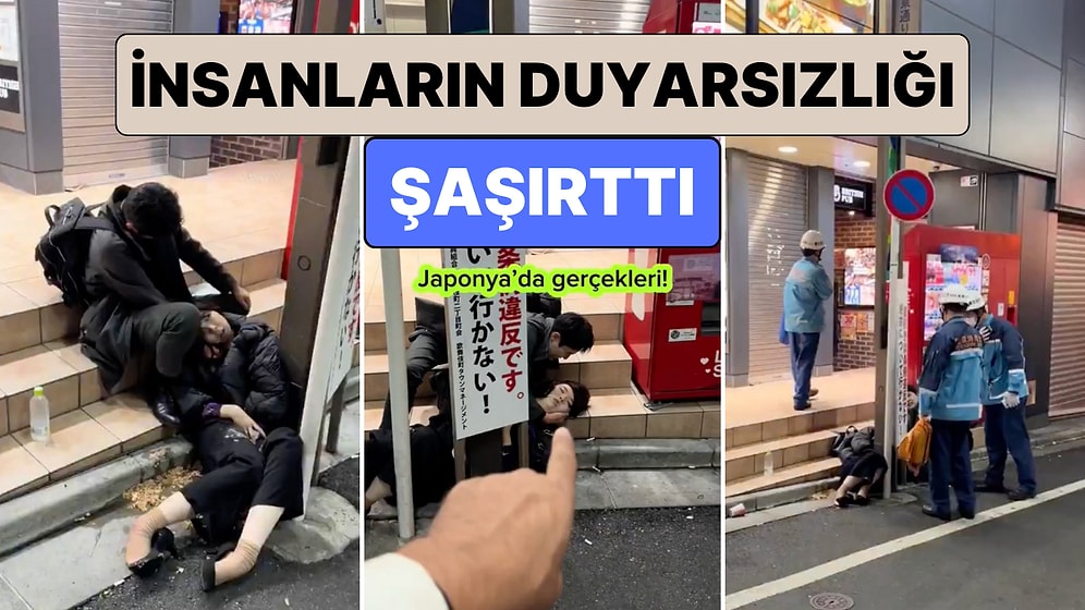 İnsanların Duyarsızlığı Şaşırttı: Japonya'da Yol Kenarında Sızan Bir Çifte Türkler Yardım Etti