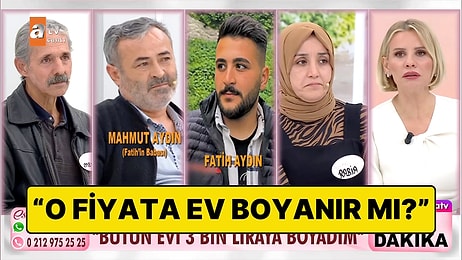 Esra Erol'da Boya Ustaları Birbirine Girdi: "O Fiyata Ev Boyanır mı?"