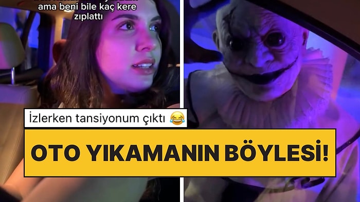 Halloween Konseptleri Tam Gaz Devam Ediyor: Korkunç Oto Yıkamayı Paylaşan Kadın