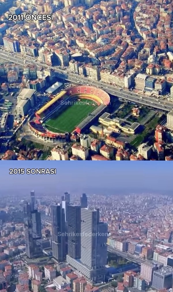 3. 2011 yılında Mecidiyeköy Ali Sami Yen stadı yıkılarak yerine otel rezidans projesi yapıldı