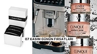 Bugün İndirimde Neler Var? Clinique Nemlendirici'den Delonghi Kahve Makinesi'ne 7 Kasım 2024 Günün Fırsatları