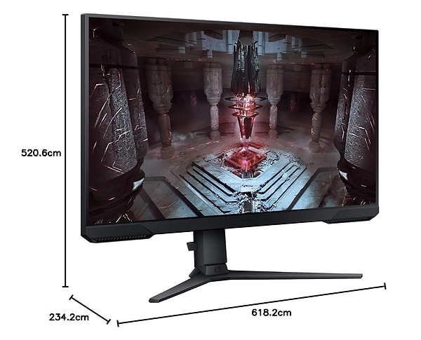 2. Samsung LS27CG510EUXUF 27 inç Odyssey G5 QHD 1ms 165hz FreeSync Düz Ekran Oyun Monitörü