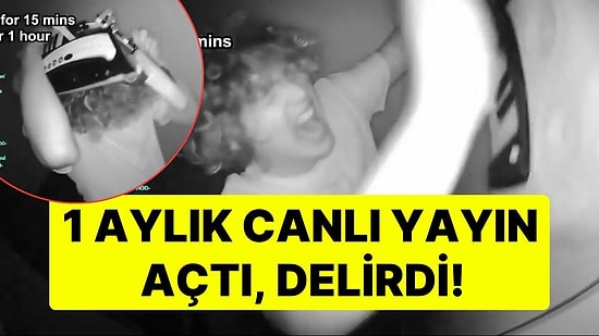 Işıksız Ortamda 1 Ay Canlı Yayın Açtı, Delirdi! Odadaki Eşyaları Kırdığı Anlar Kameralara Yansıdı