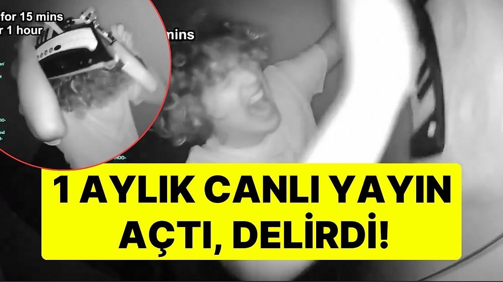 Işıksız Ortamda 1 Ay Canlı Yayın Açtı, Delirdi! Odadaki Eşyaları Kırdığı Anlar Kameralara Yansıdı