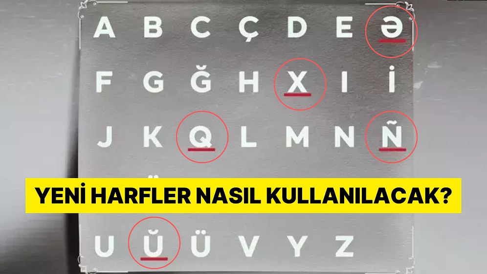 Ortak Türk Alfabesindeki Yeni Harfler Nasıl Kullanılacak?