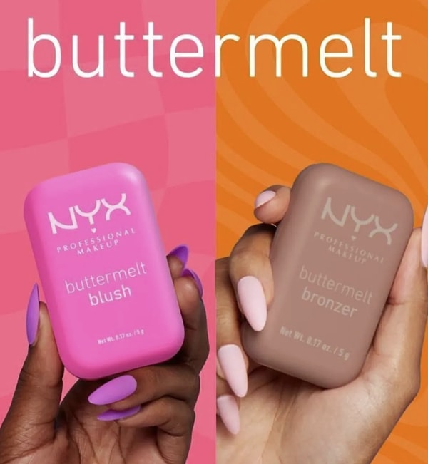 1. NYX Professional Makeup Buttermelt Blush Kremsi Pembe Pudra Allık