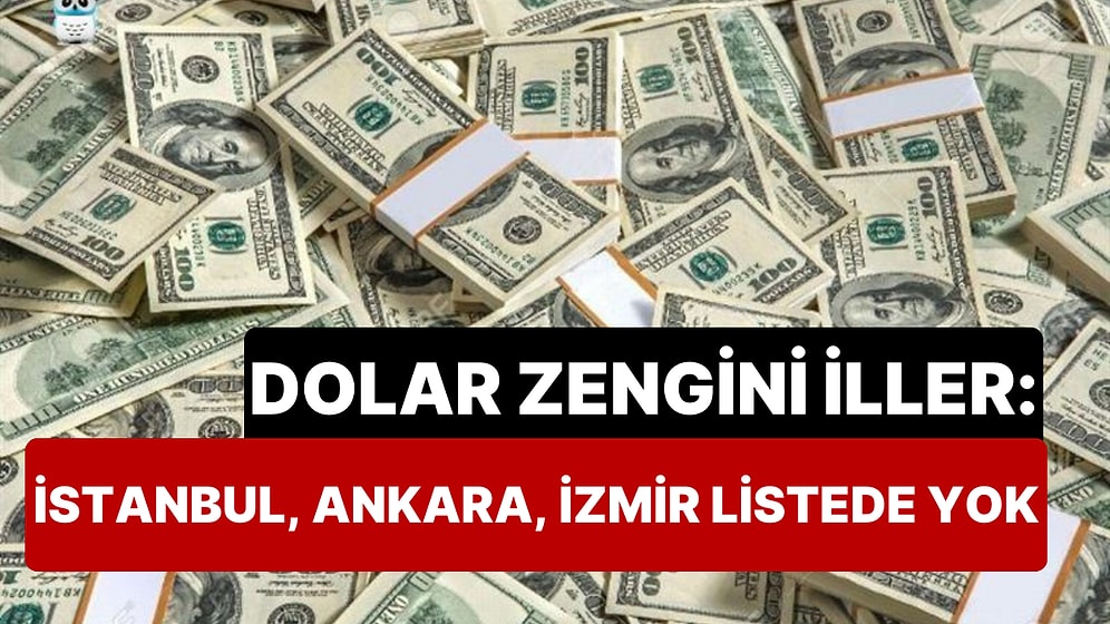 Türkiye'de Dolar Zengini İller Belli Oldu: Zirvede Sürpriz Bir İl Var