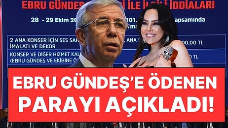 Mansur Yavaş, Ebru Gündeş Konserinin Maliyetini Açıkladı: "Algı Operasyonunun İçindeyiz"