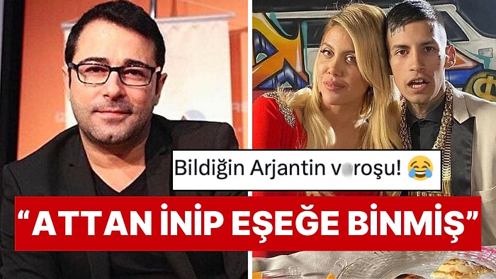 Kitabın Ortasından Konuştu: Atilla Taş'dan Wanda Nara, Icardi ve L-Gante'nin Aşk Üçgenine Güldüren Yorum!