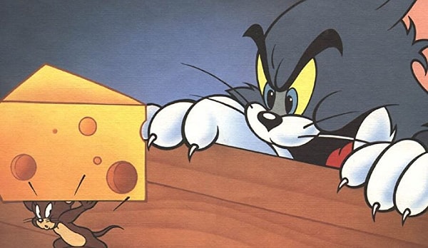 3. Tom ve Jerry'deki delikli peynir