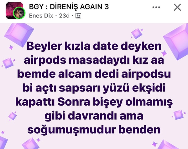 Bir de bakmış ki kulaklıklar kirli.