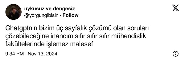 Mühendisler ise kendi yazdıkları yapay zekayı da beğenmediler... 👇