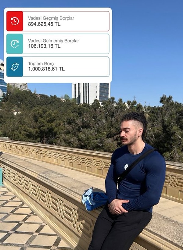 Borcu olduğu biliniyordu ama ne kadar borcu olduğu bilinmiyordu. Onu da bugün Instagram'da takipçileriyle paylaştı.