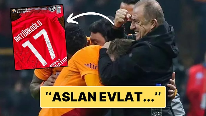 Fatih Terim'den Kerem Aktürkoğlu Paylaşımı: ''Aslan Evlat, Yolun Hep Açık Olsun...''