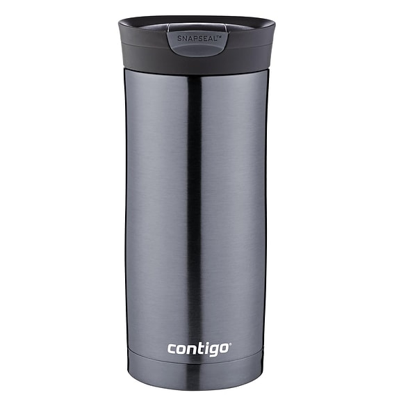 Contigo Huron Snapseal Termos Bardak 470 ml, Gri