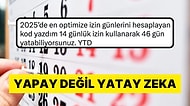 Bir Yazılımcı 2025'te Maksimum Tatil Yapabilmek İçin İzin Alınması Gereken Günleri Hesapladı