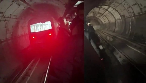 Sürücüsüz metroda panik dolu anlar yaşandı.