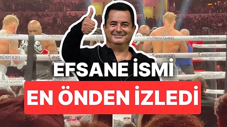 Acun Ilıcalı Boks Tarihinin En Pahalı Maçını Ön Sıralardan İzledi: Tyson - Paul Maçından Paylaştı