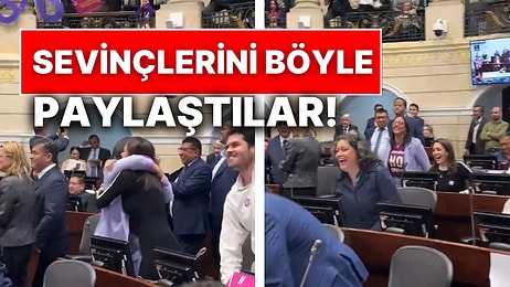 Kolombiya’da Çocuk Evliliklerinin Yasaklanmasını Öngören Yasanın Kabulüyle Mecliste Mutlu Anlar Yaşandı