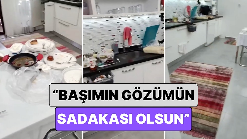 Evine Gelen Misafirlerin Ardından Evinin Halini Gören Kadın Misafirlerine Demediğini Bırakmadı