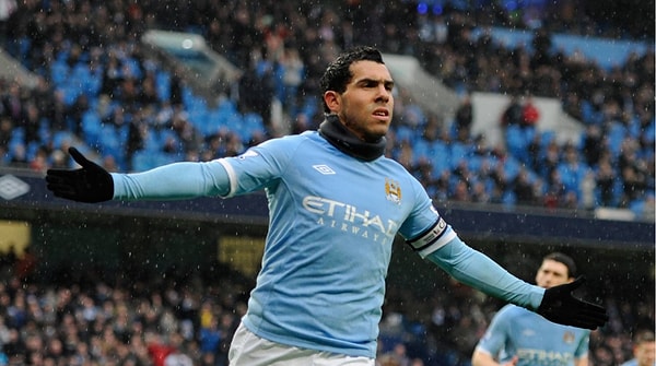 17. Carlos Tevez - 168 cm