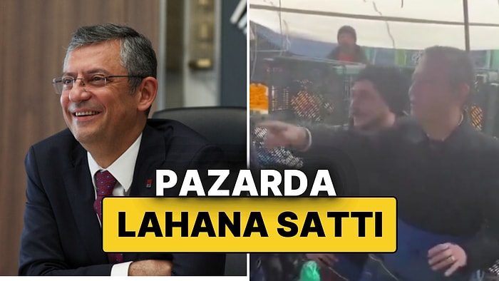 CHP Genel Başkanı Özgür Özel, Bahçelievler Semt Pazarı’nda Tezgahın Başına Geçti