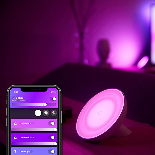 Philips Hue Bloom V4 Siyah Akıllı Led Masa Lambası